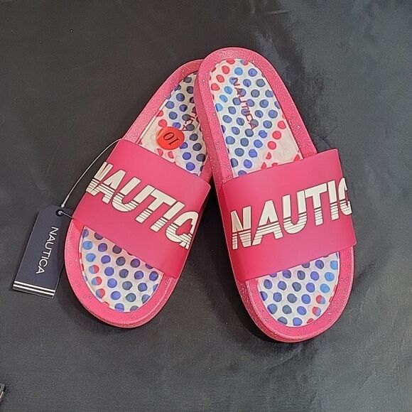 BRAND NEW WOMEN"S NAUTICA ESMERAY SLIDES ROUND TOE SANDAL - Picture 2 of 13